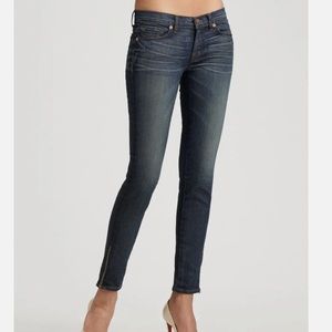 J Brand Phoebe Skinny Zipper Jeans